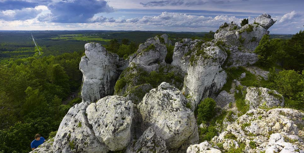 Rowerem z dzieckiem na Jurze